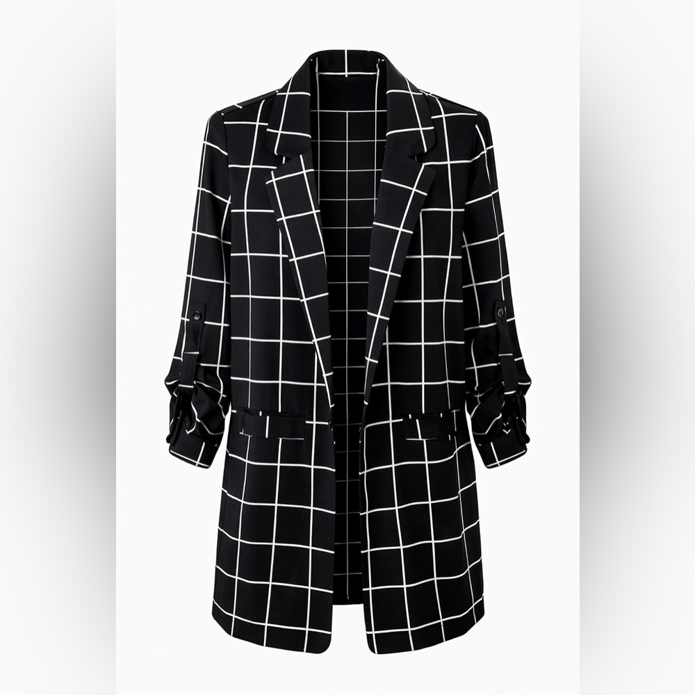 Black and White light weight blazer